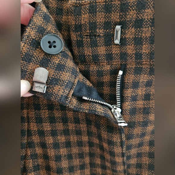 2016 ISA ARFEN 100%Virgin Wool Plaid Elegant Pencil Skirt - Picture 13 of 16